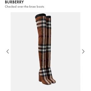 SOLD Burberry Thigh High Boots